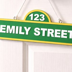 Sesame Street Style - Personalised Sign