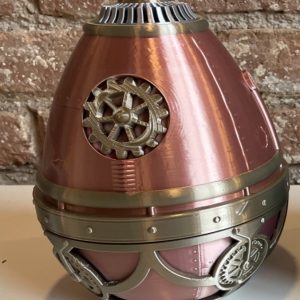 Steampunk easters egg container