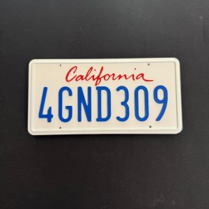 Fast and Furious License Plate - Vince's Maxima