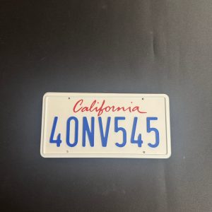 Fast and Furious License Plate - Mia's Integra