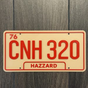 Dukes of Hazard License Plate