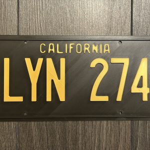 Eleanor License Plates (Gone in 60 seconds movies)