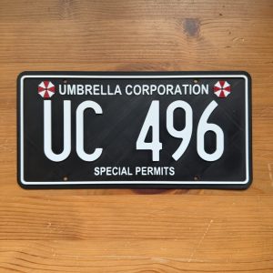 Resident Evil Apocalypse License Plate