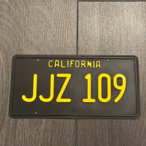License Plate from the movie Bullet