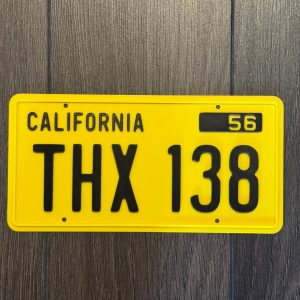 American Graffiti License Plate